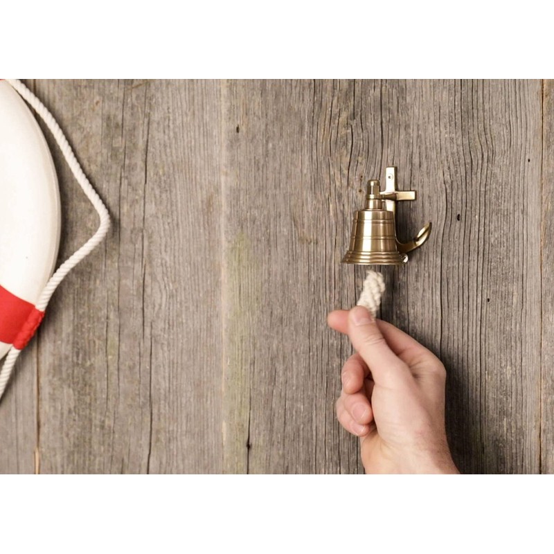 mare-me Ship Bell Anchor Antique