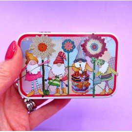 Cute Craft Storage Tins by Emma Ball (Crafting Gnomes Tin)