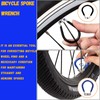 MOAZIFI Spoke Wrench Bicycle 7-Piece Set, Spoke Tensioner with Rubber