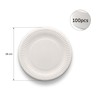 Vivopack® Paper Plates, 18 cm, Round, Pack of 100, White,