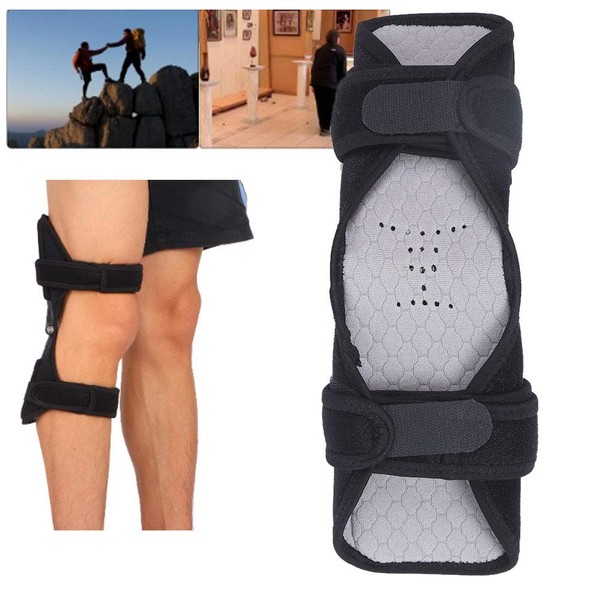 1 piece knee booster protectors, old cold legs, warm to hold climbing top knee booster, patella boosters spring lift knee support clamp for mountaineering squats