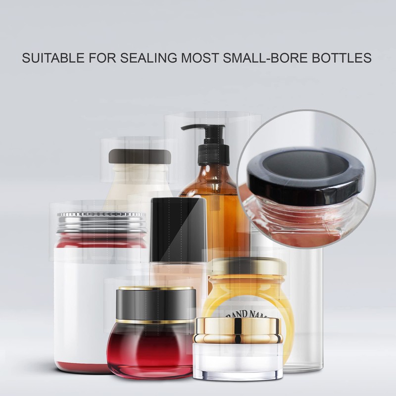 Shrink Wrap Bands for Bottles Jars Seals Shrinkable Plastic Sealer