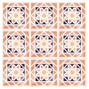 10Pcs set Imitation Ceramic Tile Wall Sticker Waterproof SelfAdhesive Wallpaper