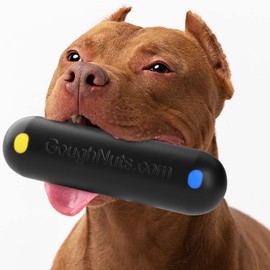 Goughnuts — Dog Toys for Aggressive Chewers | Virtually Indestructible Dog Toys for Breeds Such as Pit Bulls and German Shepherds | Heavy Duty Rubber Stick Toy | Extra Large