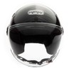 MMG Helmets Open Face Pilot Style Integrated Flip Up Visor