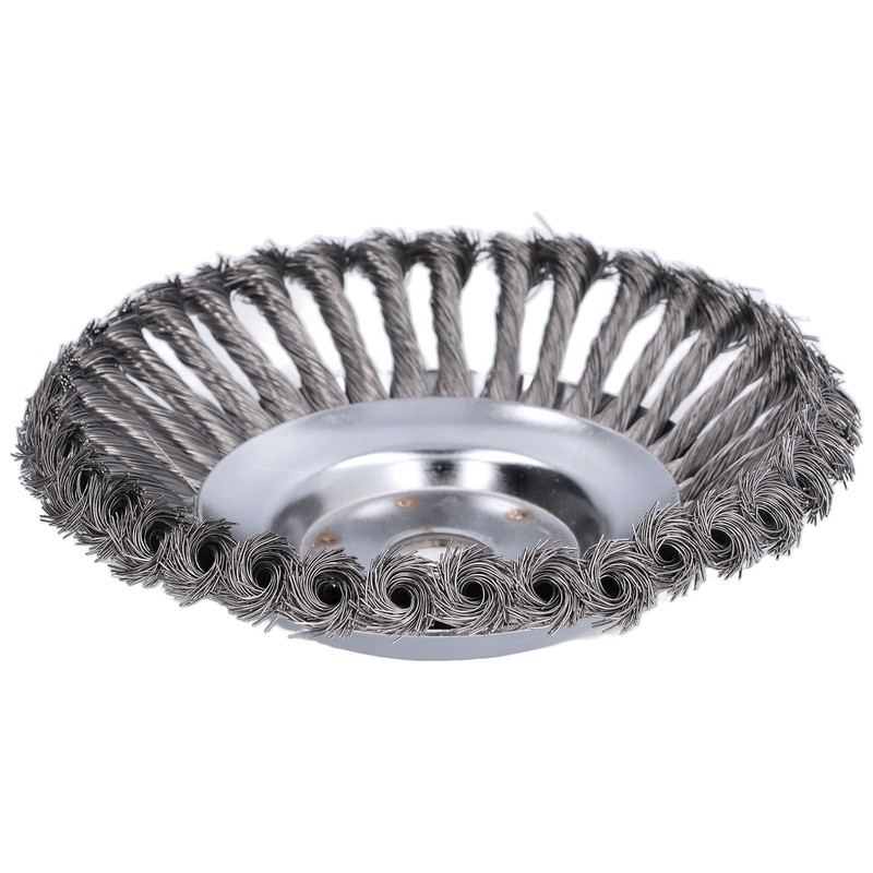 Twisted Wire Wheel Steel Garden Grass Weed Brush Cutting Head