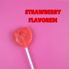 Heart Shaped Lollipops, Individually Wrapped Strawberry Flavored Suckers, Easter Basket