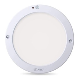 S NMT Motion Sensor Led Ceiling Light 1200 Lumen, 100 Watt Equivalent for Laundry Rooms,Stairs,Basements, Toilet,Porches,Closets, Hallways, Indoor/Outdoor, Warm White 3000K