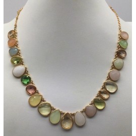 White House Black Market Multi Color Pastel Necklace NEW