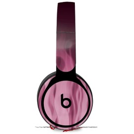 Skin Decal Wrap Compatible with Original Beats Solo Pro Headphones - Fire Pink Skin - Headphones NOT Included
