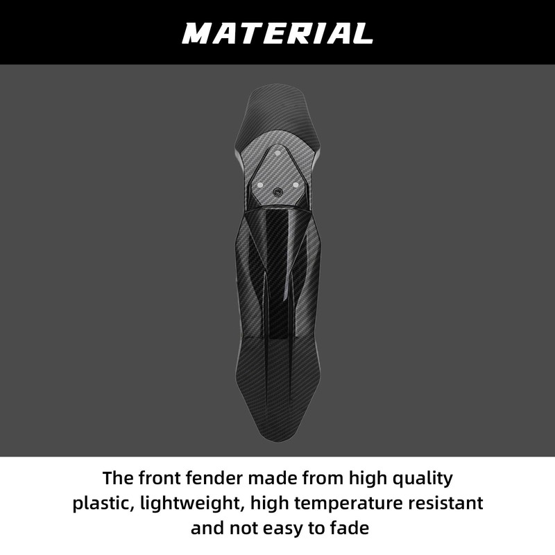 CHANGCHENG Motorcycle Front Fender Talaria Mud Guard Protector Carbon Fiber