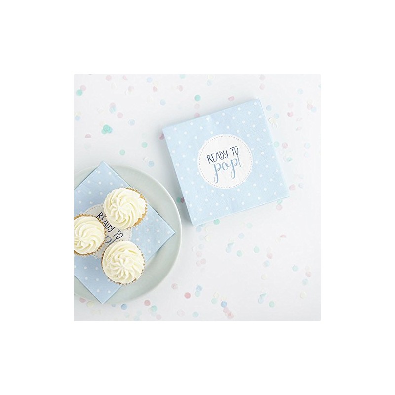 CLUB GREEN 20 Blue Ready to POP Napkins, 2 x