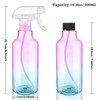 Plastic Spray Bottle 16.9oz Empty Spray Bottles Refillable Container Trigger