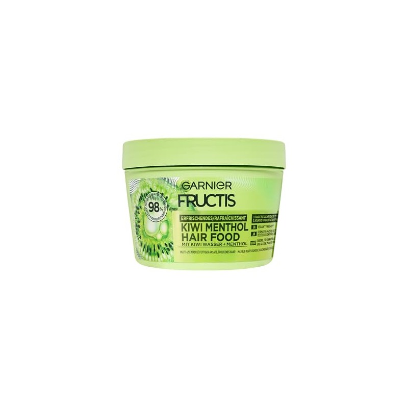 Garnier Fructis Refreshing Kiwi Menthol Hair Food, Multi-Use Hair Mask