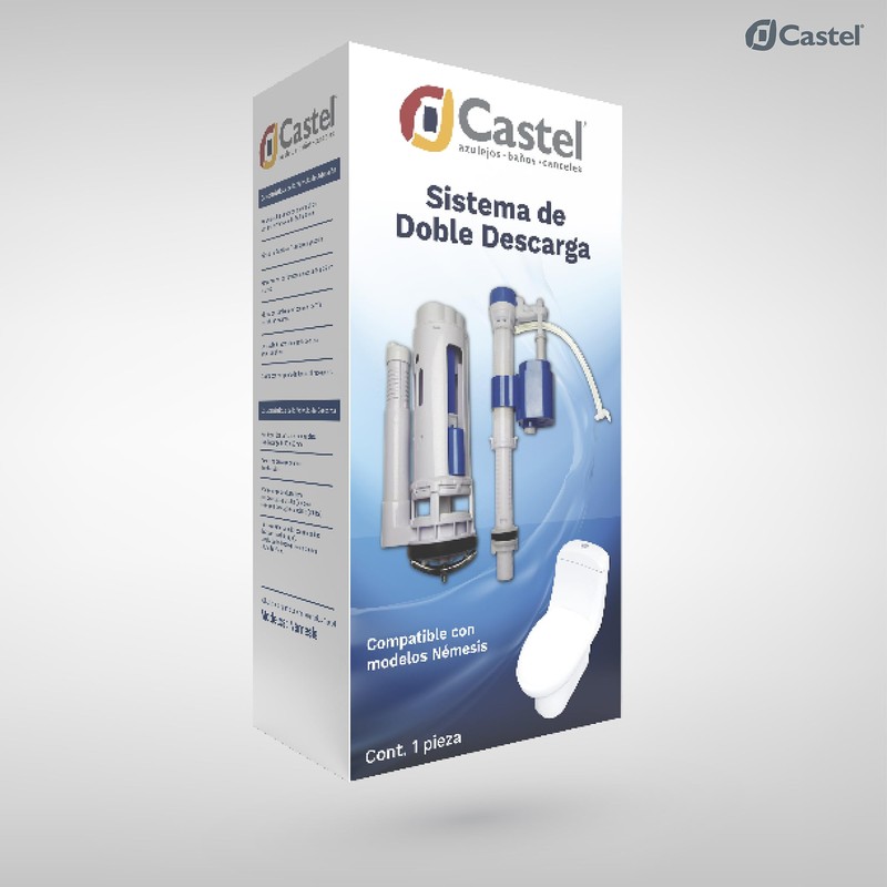 Castel Válvula de descarga y admisión para WC Némesis