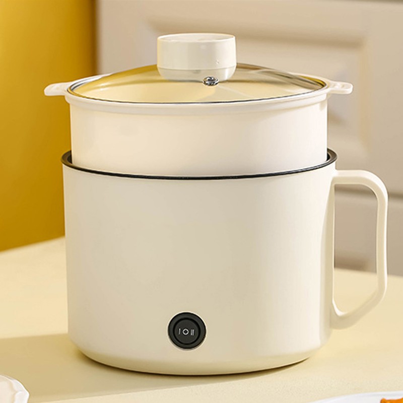 Electric Cooker Pot Rapid Heating Multi Functional Anti Stick Mini