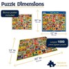 White Mountain Iconic State Foods Puzzle 1000 Piece American Food
