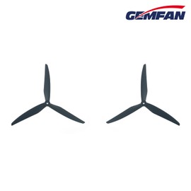 Gemfan 1050 Reinforced Glass Fiber Nylon Propellers 10 Inch 3 Blades Props for Cinelifter FPV or Macroquad Drones 4 pcs 2CCW 2CW