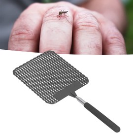 Okuyonic Matamoscas para Interiores, matamoscas telescópico, fácil de vencer, Moscas y Mosquitos, Longitud Ajustable para Acampar en la Oficina para Eliminar Insectos(Negro)
