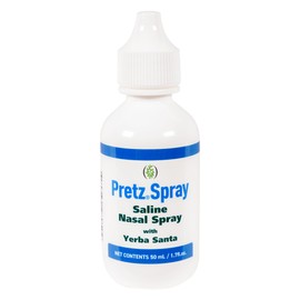 Pretz Spray Moisturizing Saline Nasal Spray with Yerba Santa, 1.7 Fluid Ounce