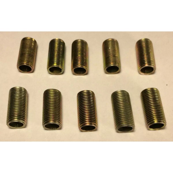 Lamp Lot Of 10, 1" ,1/8 IP Zinc Plated Steel