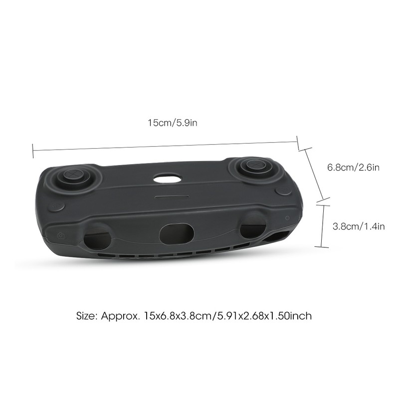 Black Silicone Drone Remote Control Protective Cover Controller Case RC