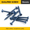 Wavanta 30Pcs M5.5 x 83mm Concrete Screws Anchor, Blue Flat