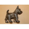 Collectible Scottish Terrier Figurine Solid Cast Iron 5 inch /