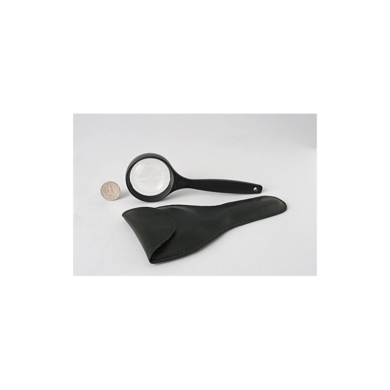 Professional Quality 5X Aspheric Lens Magnifier with Case Made in