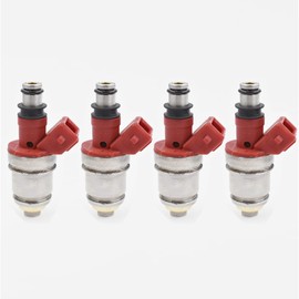 GENRICS 4Pcs Fuel Injectors Replacement for Nissan D21 1990 1991 1992 1993 1994 / for Nissan Pickup 2.4L 1995 16600-86G00 1660086G00