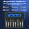 8 Bay 18650 Battery Charger for Rechargeable 3.7V Li-ion 18650