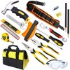 18-Piece Kids Real Tool Starter Kit with tool bag Hammer,Kids