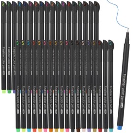 MOTIBACK 36 Farben Fineliner Set – 0.4mm Feine Filzstifte, Wasserdichte Pigment Fineliner für Präzisionszeichnen, Kalligraphie, Manga, Skizzen & Schreiben