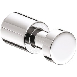 EMCO POLO Trend Haken zur Wandmontage, kleiner Aufhänger aus Metall für Handtücher oder Kleidung, eleganter Handtuchhaken zum Schrauben, chrom, Sonstige, 35 mm