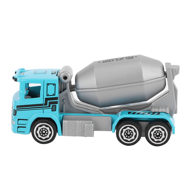 6pcs 1:64 Engineering Car Model Alloy Simulation Vehicle Car Model