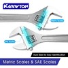 KARRYTON 15" Inch Adjustable Wrench with 1-3/4"(44mm) Max Jaw Opening