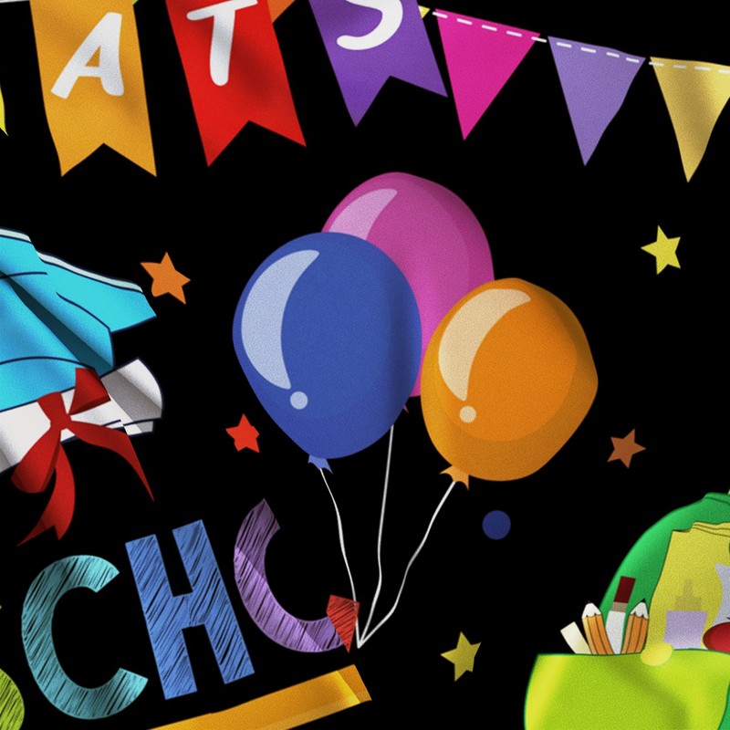 Preschool Happy Graduation Banner - Congratulations Banner - Congratulations Decorations