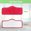 MalhSlix 8 Pack Microfiber Replacement Steam Mop Pads Compatible for