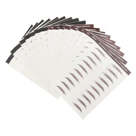 Mikinona Eyebrows in a Snap 18pcs Eyebrow Tool Realistic Hair Like Stickers Waterproof Fade-resistant