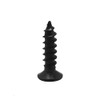 Alamic Corner Brace 30 x 30mm Stainless Steel Black Brace