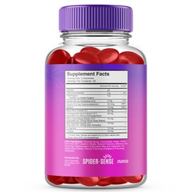 Purvia (5 Pack) Spider Sense Gummies Men Overall Strength Formula Support Supplement