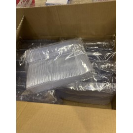 Heavy Clear Disposable Polystyrene Plastic Soup Spoons 1000 count from Capital Fresh, LLC