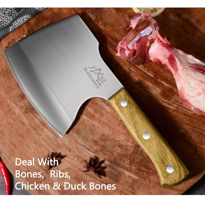BLADESMITH Meat Cleaver Butcher Axe Bone Chopper Heavy Duty -