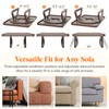 Lifewit Plastic Rotating Couch Armrest Table, Adjustable Sofa Arm Clip