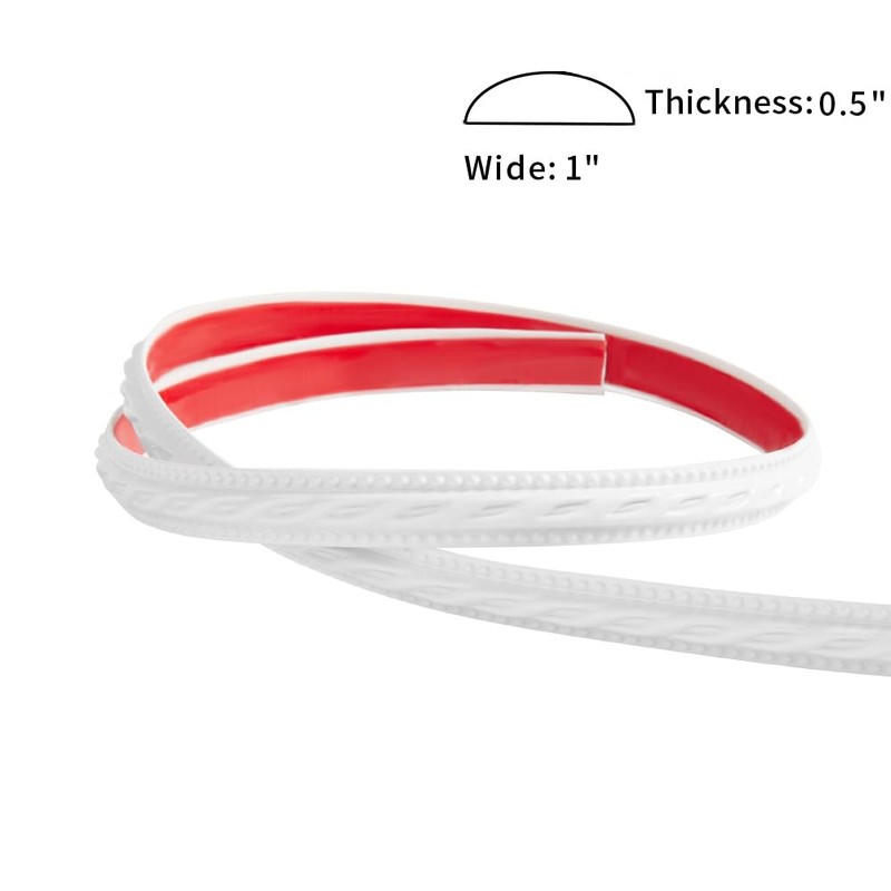 Flexible Molding Trim for Wall, Mirror, Cabinet Edge Moulding 1"