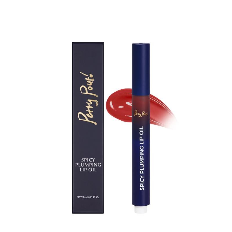 Spicy Plumping Lip Oil - Color: Cayenne