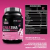 Creatina Suplemento Monohidratada Heragen 1kg 200 Servicios