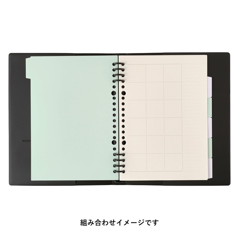 Noritsu NTK1222 NOLTY Notebook Kukuru A5 Index Sheet, Green