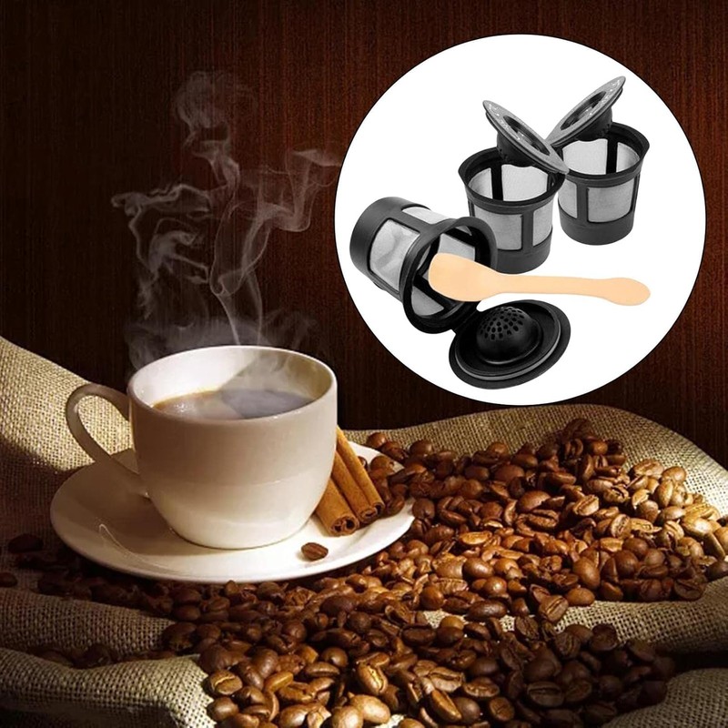 Mr. Gadget's Solutions Universal Refillable Coffee Filters – Reusable Pods
