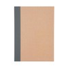 Muji NAA05A9S Notebook, 0.2 inch (6 mm) Horizontal Rule, Beige,